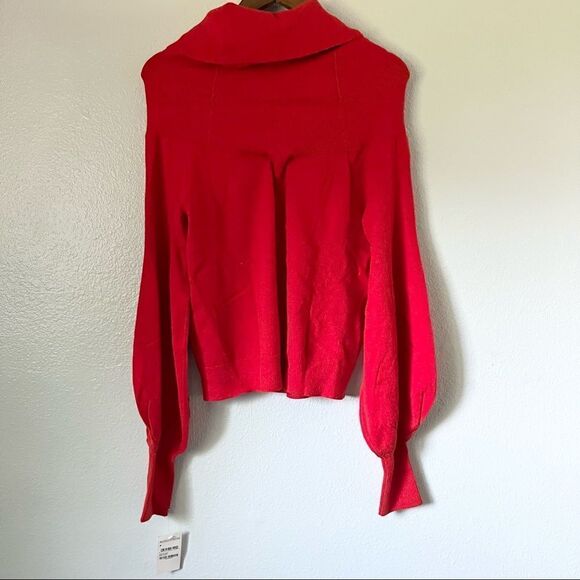 NWT Treasure & Bond SomethingNavy Off the Shoulder Sweater Size M - Picture 3 of 7